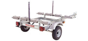 Malone EcoLight™ 4 Kayak Trailer Package (1 Stacker & 4 Sets Foam Blocks)