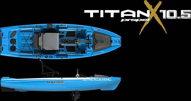 10.5 Titan X (We do not ship kayaks, online purchase store pick up only)