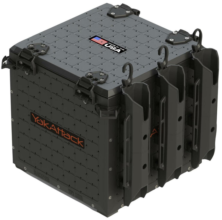 BlackPak Pro, 13 x 13 x 13, Black, Includes lid and 3 rod holders